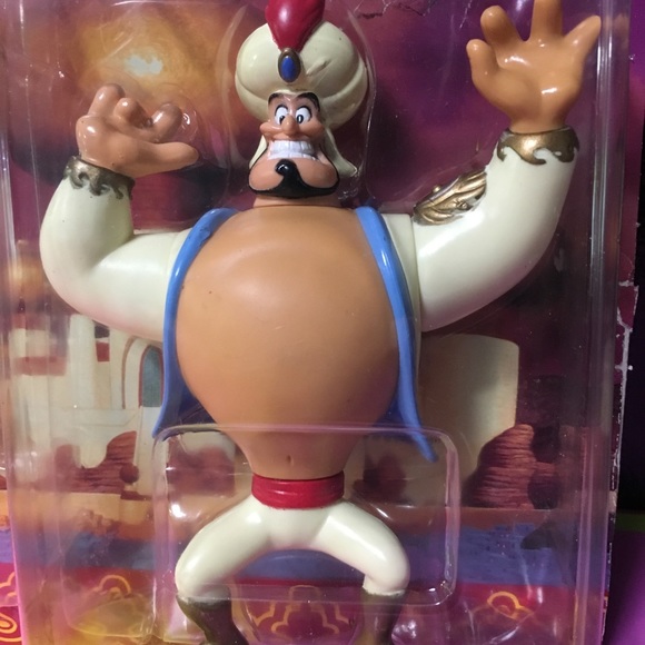 DISNEY’S ALADDIN VTG 90’s Action Figure GENIE Set - Picture 2 of 14